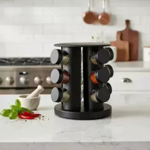 Estante de Especias Giratorio con 12 Frascos | Organización Cocina